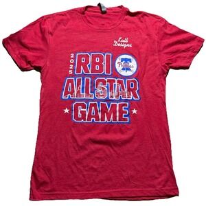 Phillies 2025 RBI All Star Game T Shirt Small Red MLB